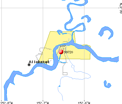 Allakaket, AK (99720) map