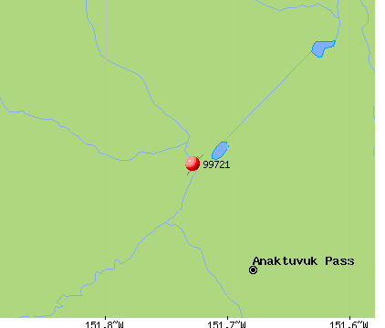 Anaktuvuk Pass, AK (99721) map