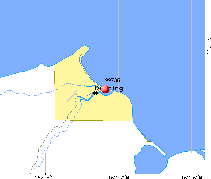 Deering, AK (99736) map