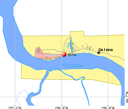 Galena, AK (99741) map