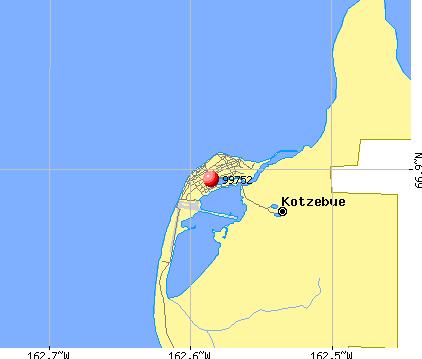 Kotzebue, AK (99752) map