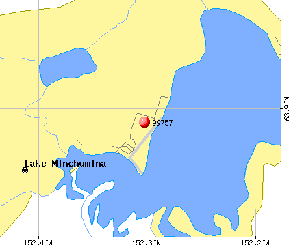 Lake Minchumina, AK (99757) map