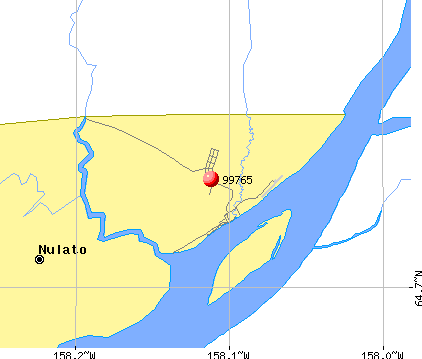 Nulato, AK (99765) map