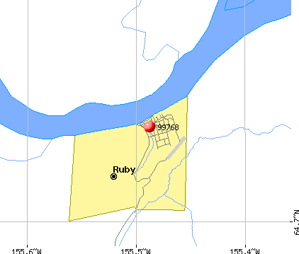 Ruby, AK (99768) map