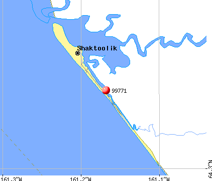 Shaktoolik, AK (99771) map