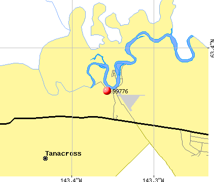 Tanacross, AK (99776) map