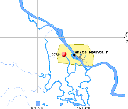 White Mountain, AK (99784) map