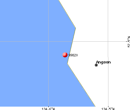 Angoon, AK (99820) map