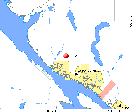 Ketchikan, AK (99901) map