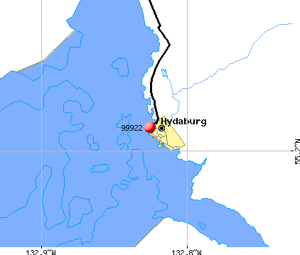Hydaburg, AK (99922) map