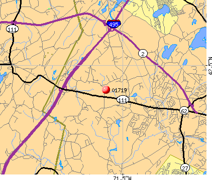 Boxborough, MA (01719) map