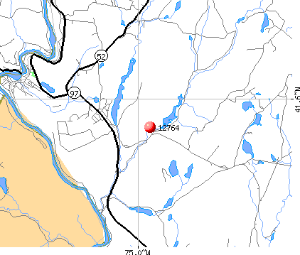 Narrowsburg, NY (12764) map