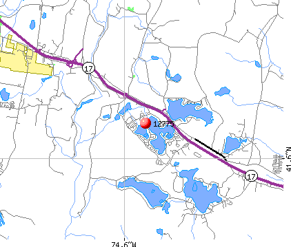Rock Hill, NY (12775) map