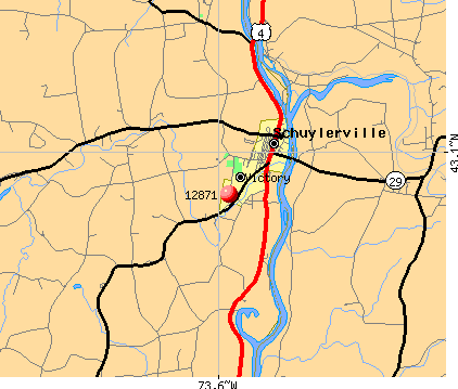 Schuylerville, NY (12871) map