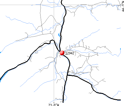 Keene, NY (12942) map