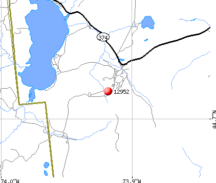 Lyon Mountain, NY (12952) map