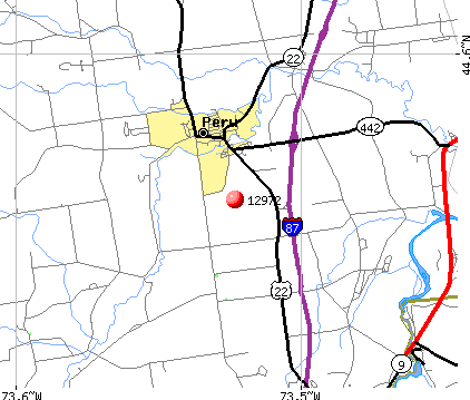 Peru, NY (12972) map