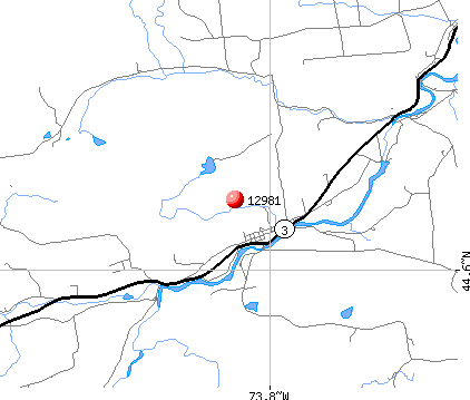 Saranac, NY (12981) map