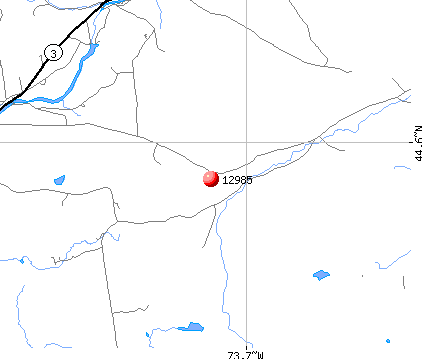 Schuyler Falls, NY (12985) map