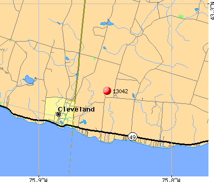 Cleveland, NY (13042) map