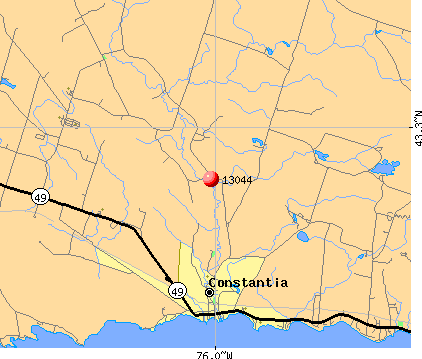 Constantia, NY (13044) map