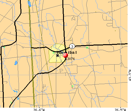 Hannibal, NY (13074) map