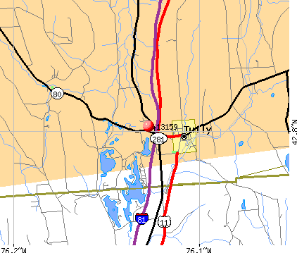 Tully, NY (13159) map