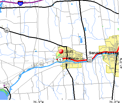 Waterloo, NY (13165) map