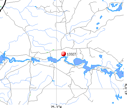 Croghan, NY (13327) map