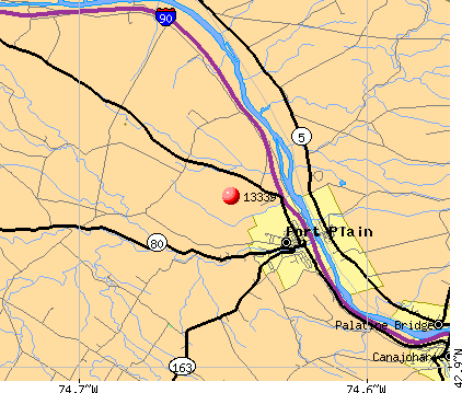 Fort Plain, NY (13339) map