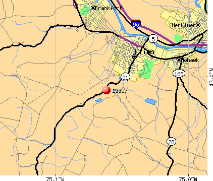 Ilion, NY (13357) map