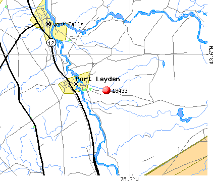 Port Leyden, NY (13433) map