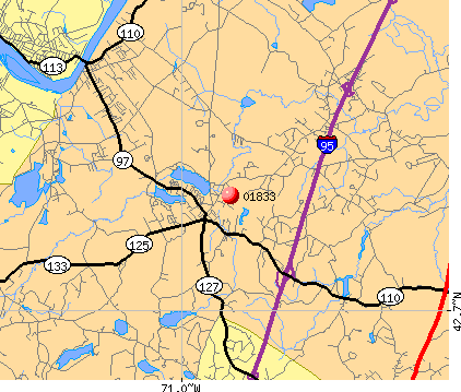 Georgetown, MA (01833) map