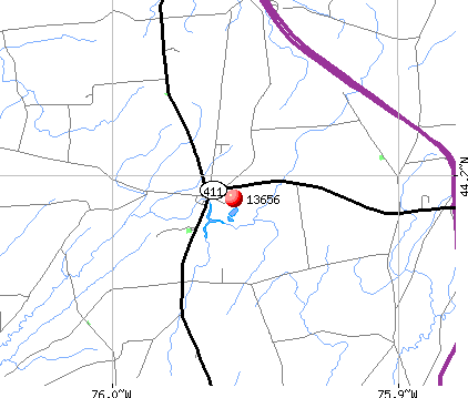 La Fargeville, NY (13656) map