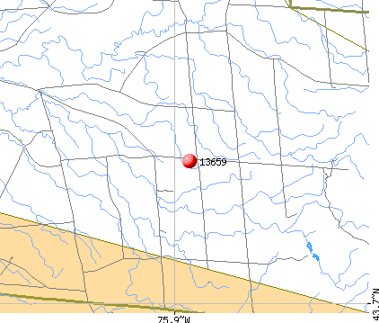 Lorraine, NY (13659) map