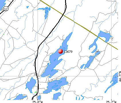 Redwood, NY (13679) map