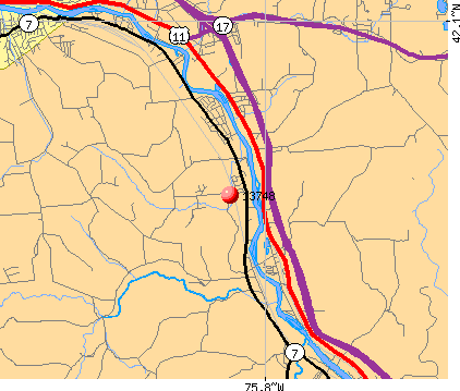 Conklin, NY (13748) map