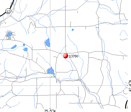 Guilford, NY (13780) map