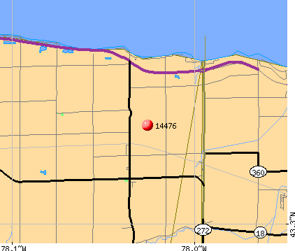 Kendall, NY (14476) map