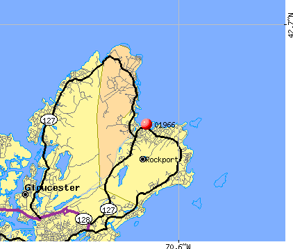 Rockport, MA (01966) map