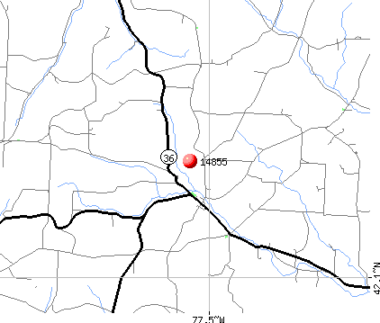 Jasper, NY (14855) map