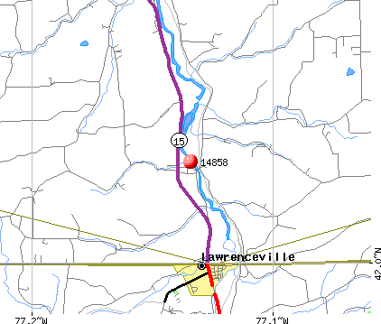 Lindley, NY (14858) map