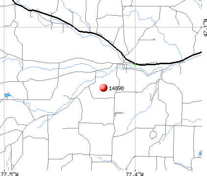 Woodhull, NY (14898) map