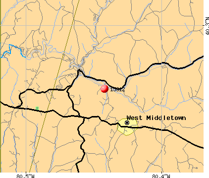 West Middletown, PA (15312) map