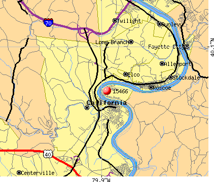 Newell, PA (15466) map