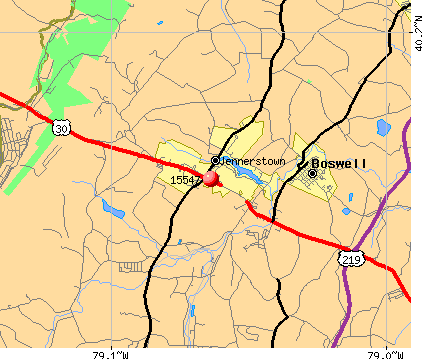 Jennerstown, PA (15547) map