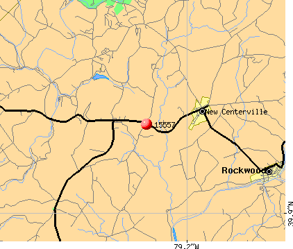 Rockwood, PA (15557) map