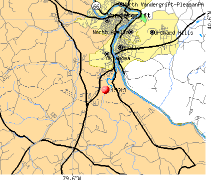 Orchard Hills, PA (15613) map