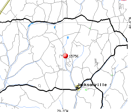 Jacksonville, PA (15756) map