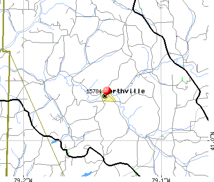 Worthville, PA (15784) map